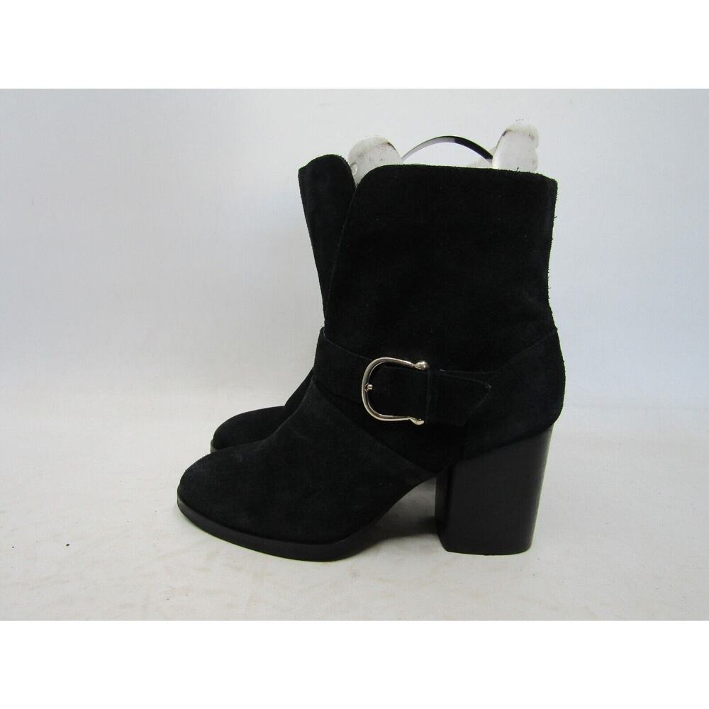 Isola Womens Size 9 M Black Suede Buckle Ankle Fashion Boots Bootie